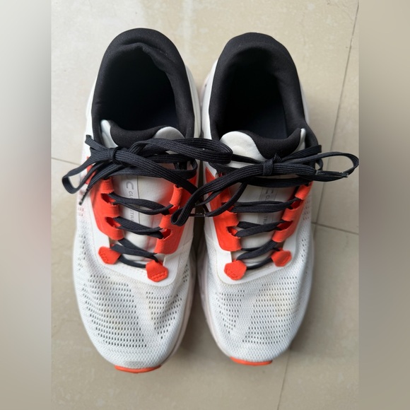 ON RUNNING Cloud Cloudstratus 3 White Sand Sneakers SZ 7.5 - Picture 9 of 12